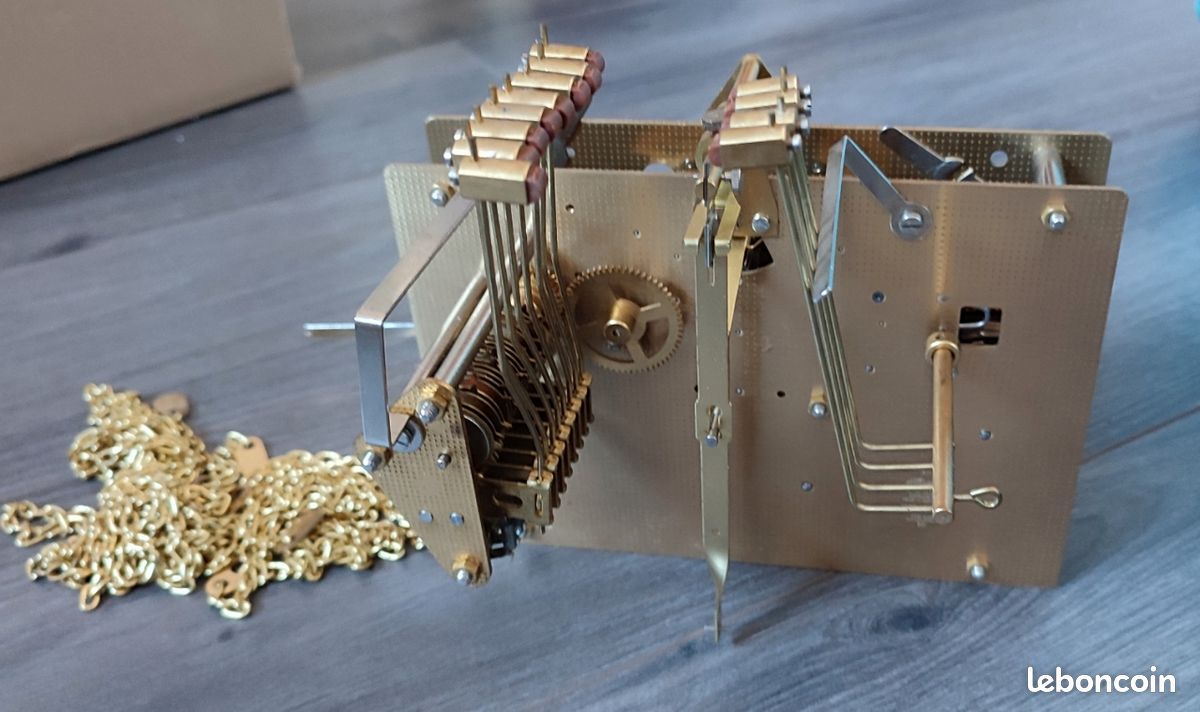 ANCIEN BALANCIER LYRE Horloge Comtoise Pendule, Pendulum Xix. K EUR 34