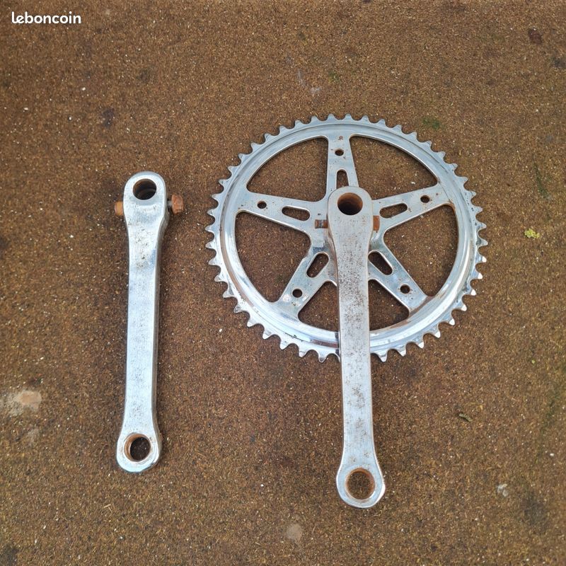 Pédalier de vélo vintage - France