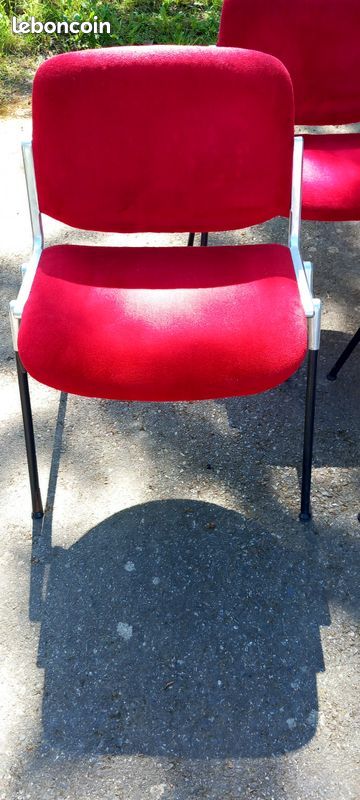Lot de 6 chaises vintage DSC 106 de GIANCARIO Piretti pour CASTELLI (image 4)