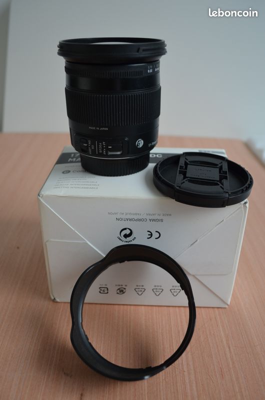 Objectif Reflex Sigma 17-70mm f/2,8-4 DC Macro OS HSM Contemporary pour Nikon