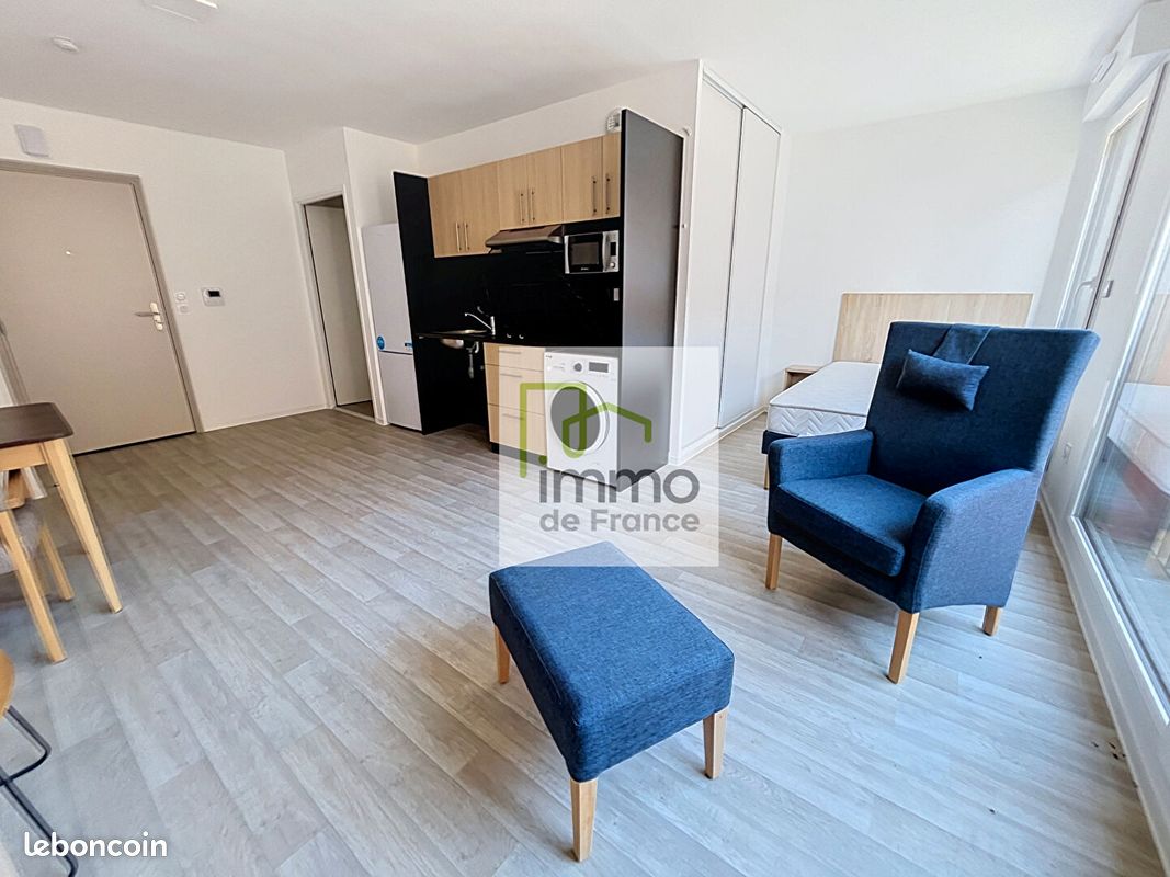 Appartement 1 pièce 30 m² · à Saint-André-lez-Lille · 30 m² · 616 €/mois