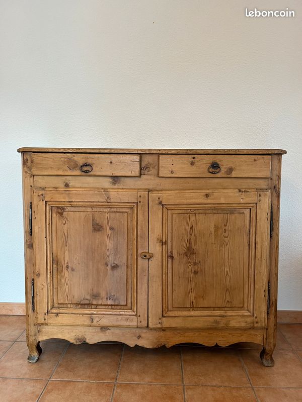 Commode D'angle Ancienne En Peuplier - France XIXe Siècle - Directoire - Originale