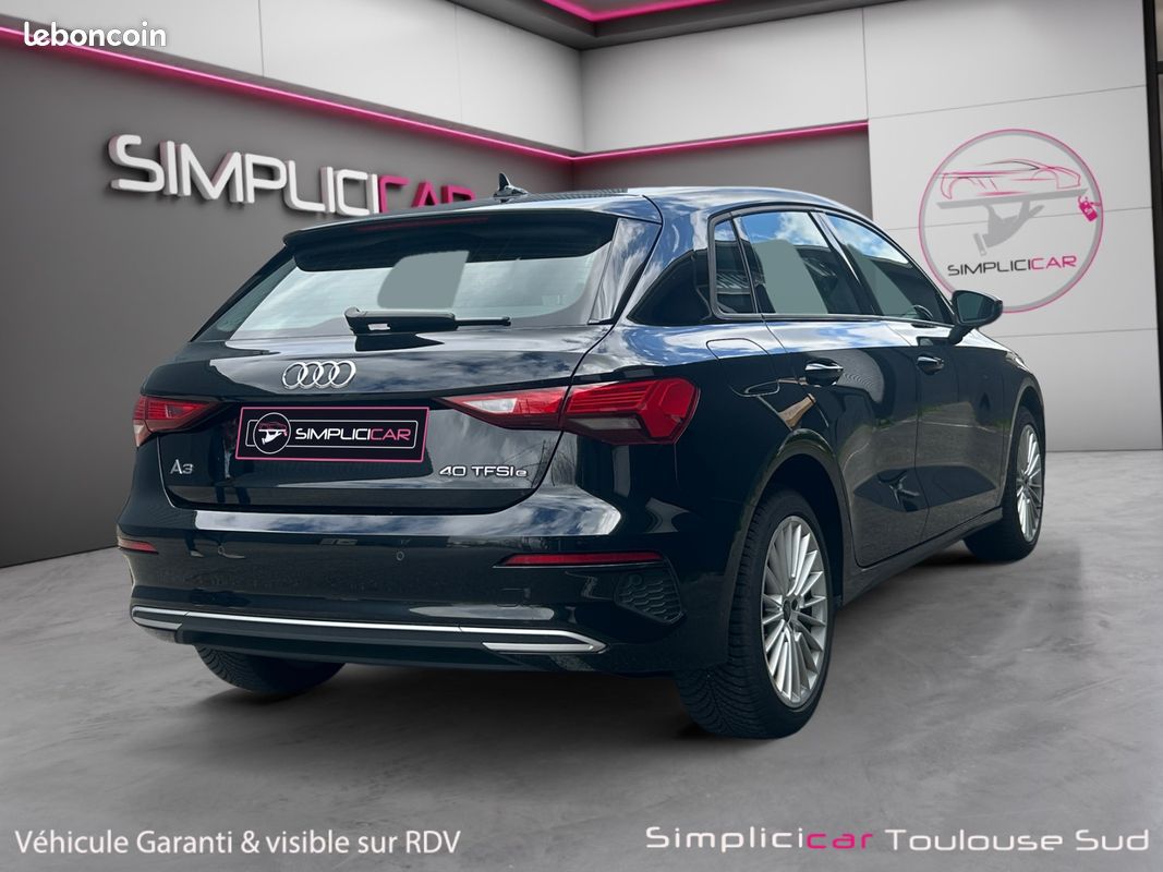 AUDI A3 E-TRON 1.4 TFSI DESIGN LUXE S TRONIC - 204ch - Garantie 12 mois (image 3)