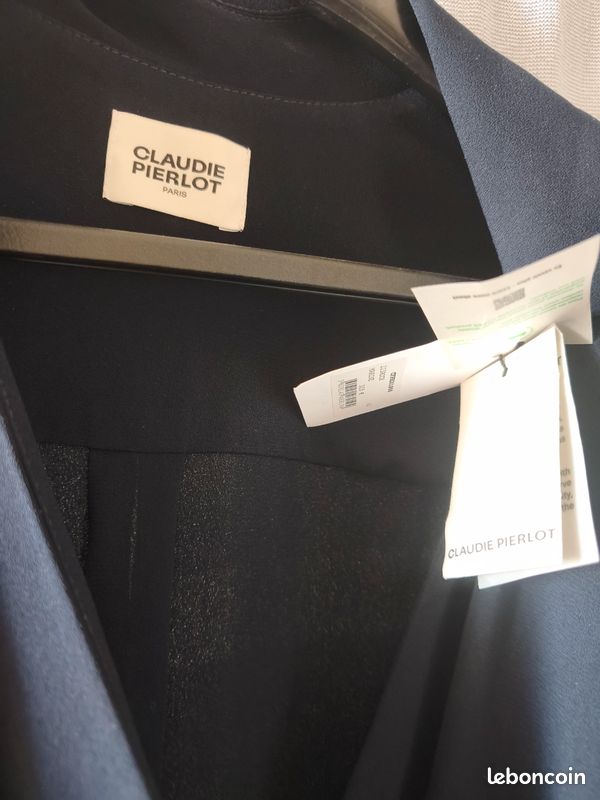 Veste bleu marine Claudie Pierlot (image 8)
