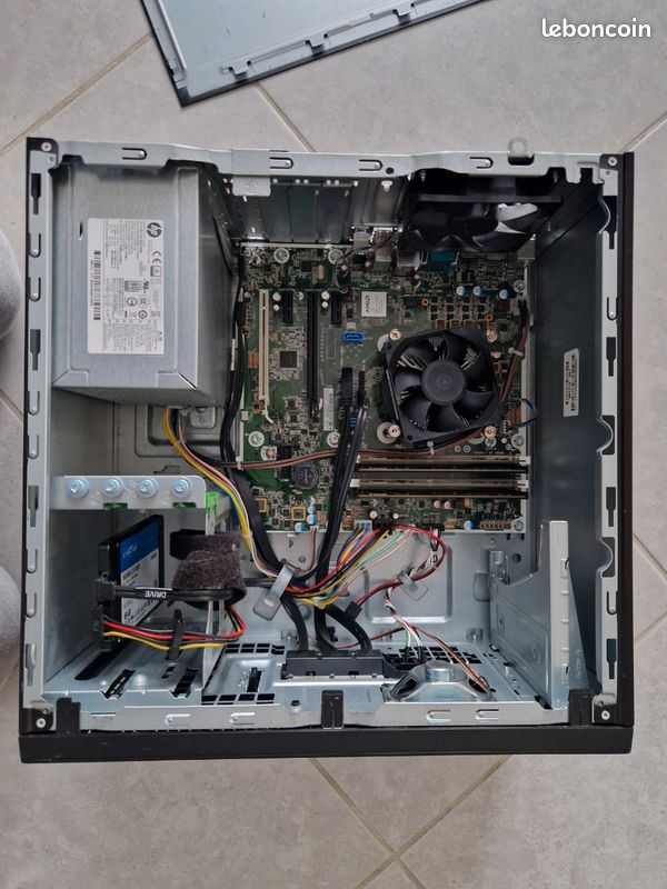 PC HP EliteDesk 705 G3 – 16 Go RAM – SSD – Windows 10 Pro (image 2)
