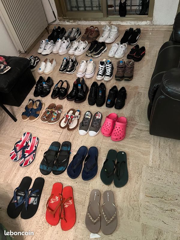 Lot de basket chaussure claquette sandale (image 2)