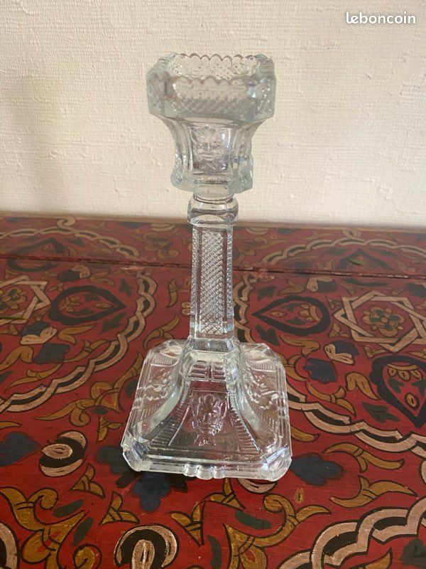 Bougeoir en verre portieux (image 7)