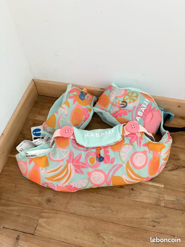 Brassard / ceinture évolutif Tiswim Nabaiji Décathlon fruits coloré 15/30 kg (image 1)
