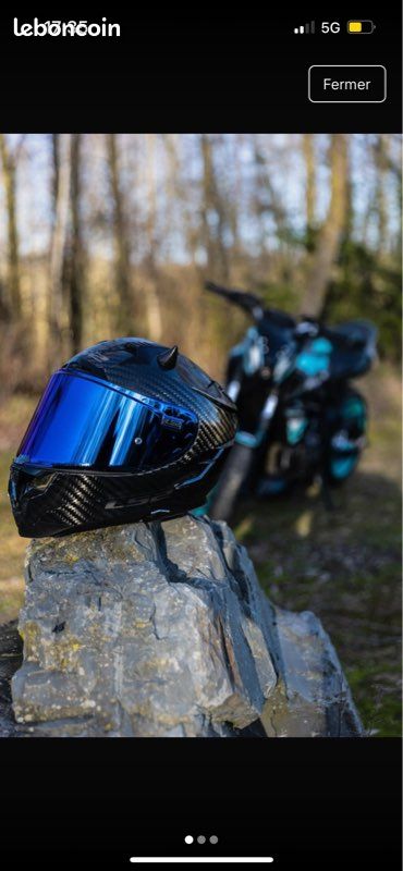 Casque carbone ls2 challenger (image 1)