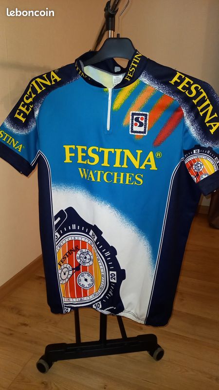 Maillot vélo de course FESTINA (image 1)