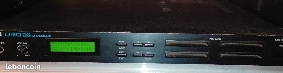 ROLAND U110 synthétiseur multitimbral expandeur module générateur de SONS PCM SYNTHE (image 2)