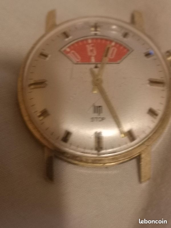 Montre Vintage LIP STOP PARKING R870 - Disque Bleu - Mécanique - Occasion