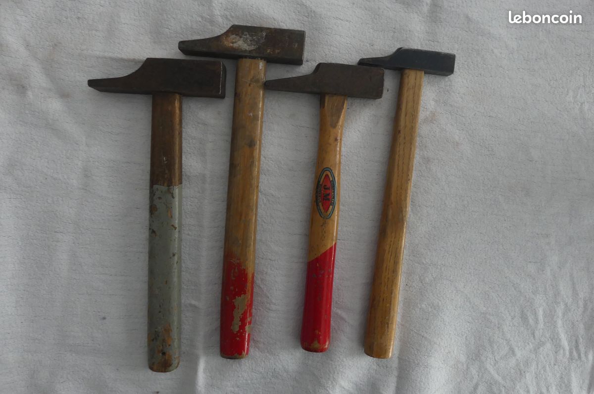Lot de 4 marteaux emmanchés (2 de 2) (image 1)