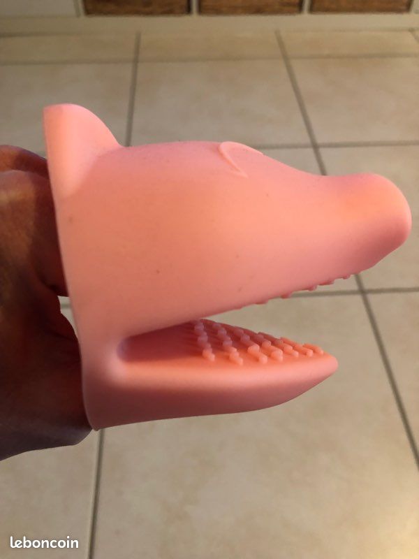 Manique forme cochon rose (image 1)