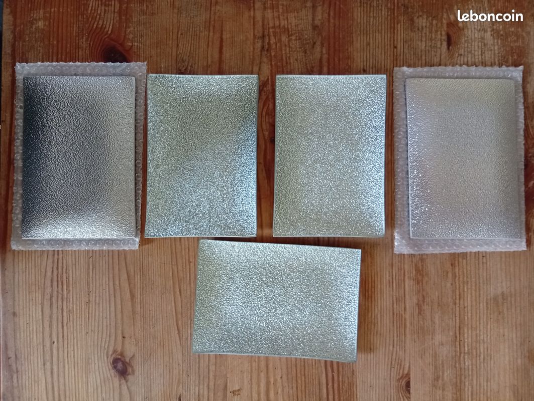 6 Petites Assiettes Couleur Argenté (image 2)