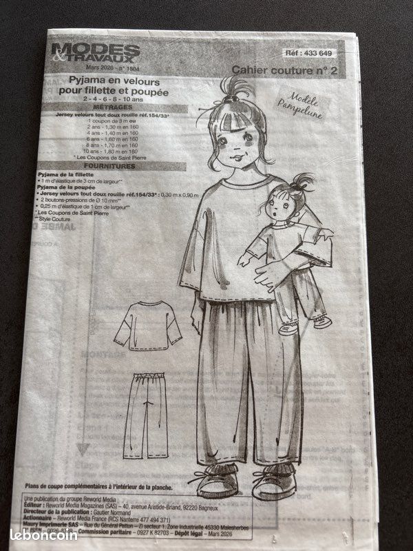 Patron couture enfant (image 1)