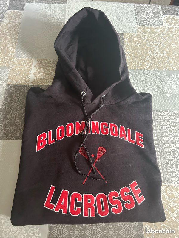 Sweat à capuche Port & Company - Bloomingdale Lacrosse (Taille L) (image 1)