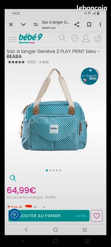 Sac à langer BEABA (image 8)