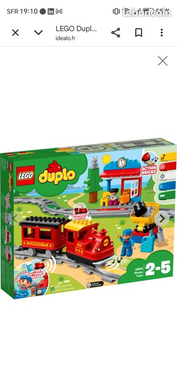 Lego Duplo train et fusée (image 3)