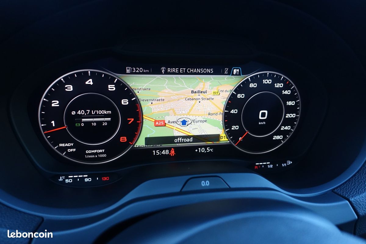 A3 Sportback 35 Tfsi 150ch Virtual cockpit/Cuir sport chauffant/Gps Europe/Carplay/Régulateur/Attelage/1*Main/Garantie 12 mois (image 11)