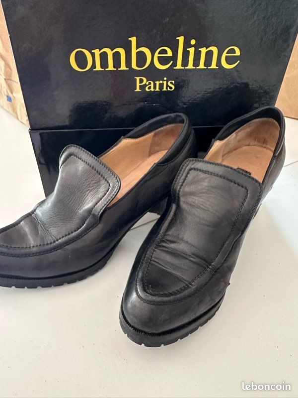 Mocassin à talon OMBELINE (image 1)