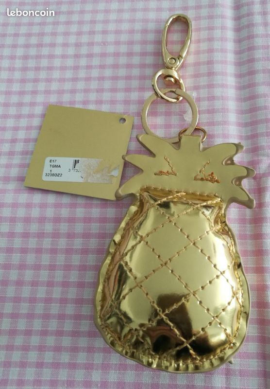 Porte-clés ananas doré - anges78 - 6 euros (image 2)