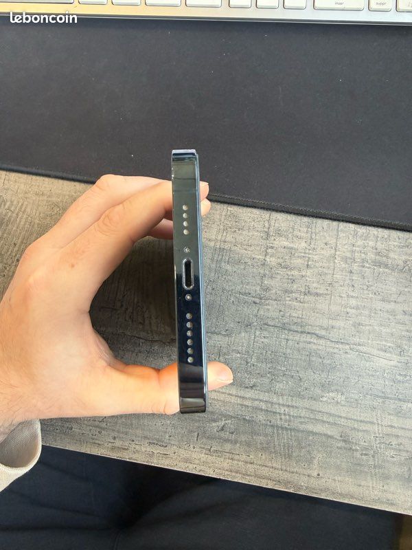 Châssis complet sans nappes Bleu Pacifique pour iPhone 12 Pro Max