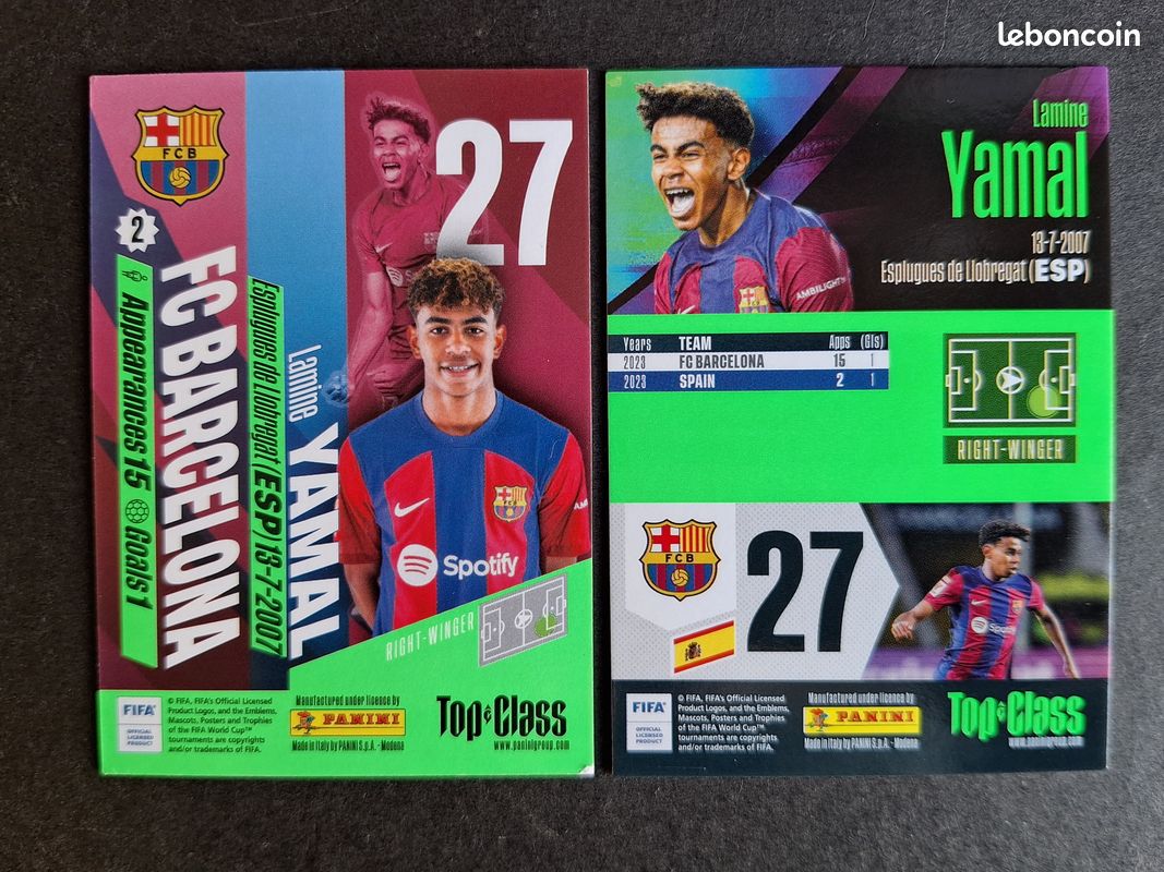PANINI LALIGA LA Liga 2024/2025 Sticker Lamine Yamal FC Barcelona BB