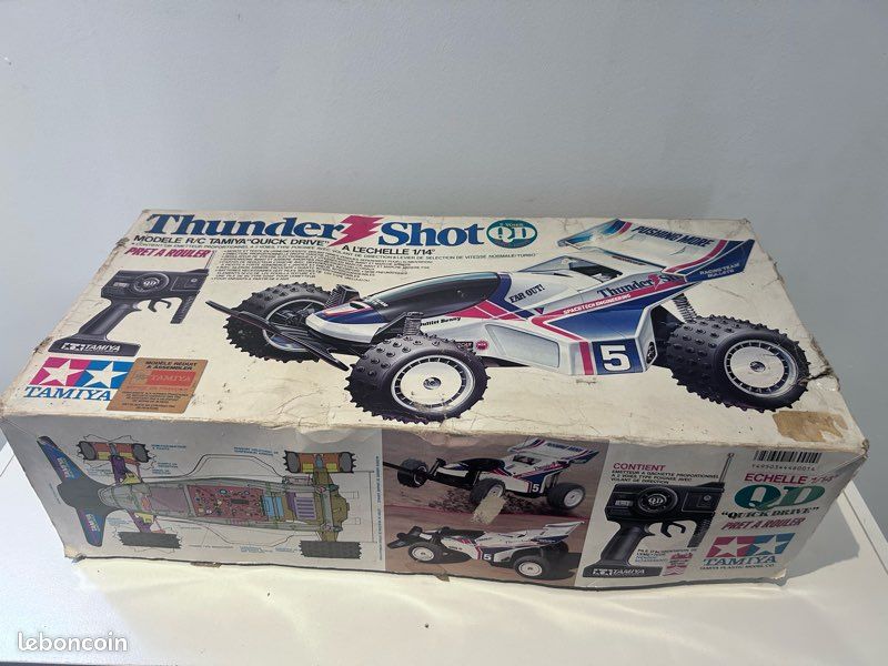 Tamiya Thundershot Modèle 46001 Vintage 1988 - Voiture Radiocommandée Collection
