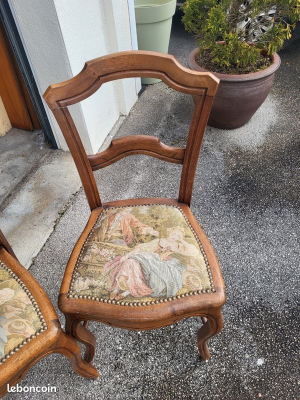 Lot 2 chaises imprimées (image 2)