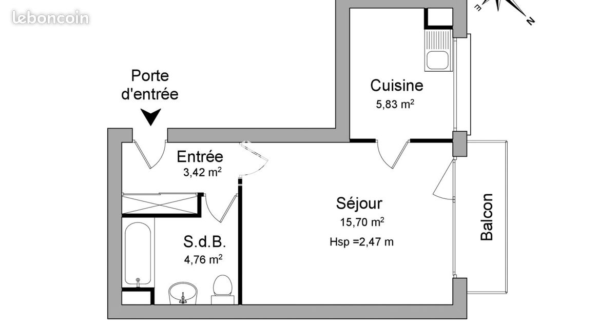 Appartement 1 pièce 30 m² · à Rueil-Malmaison · 30 m² · 729 €/mois