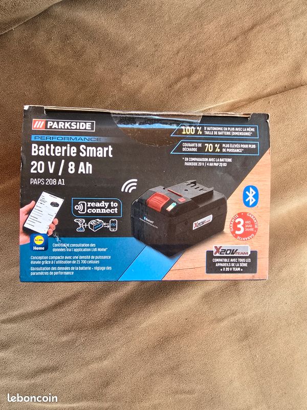 Batterie parkside 20v 8Ah (image 1)