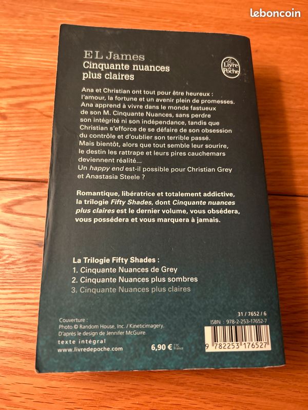 Cinquante nuances de Grey – EL James – 4 livres (image 8)