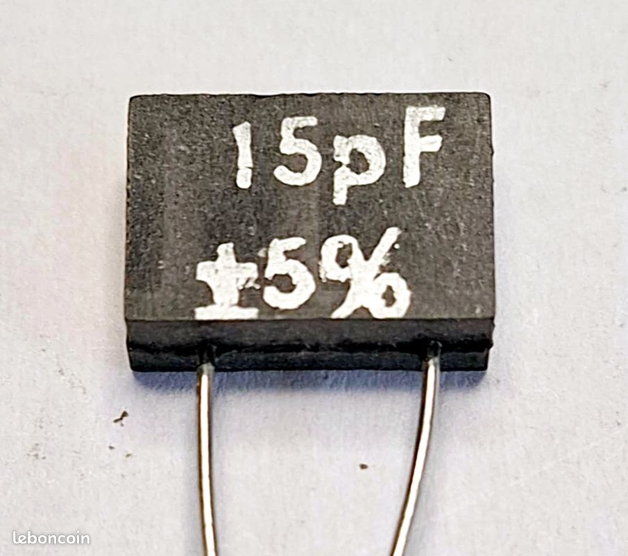 Condensateur D'antenne AEG 20/50 PF – Haute Puissance, Plaqué Argent (UK)