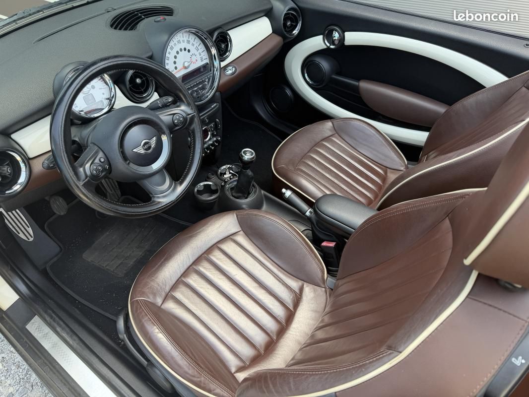 Mini Cooper S R57 CABRIOLET 1.6 184 CH PACK CHILI BVM6 / SUPERBE ETAT (image 6)