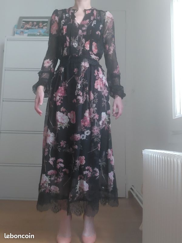 Robe longue fleurie the kooples Vêtements