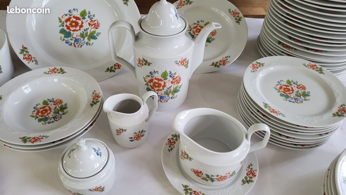 Bareuther Waldsassen en porcelaine de Bavière Service à thé ou café
