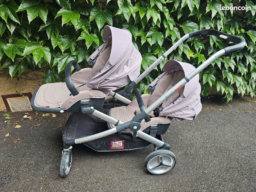 Red Castle Poussette Double Trio Poussette Double Red Castle