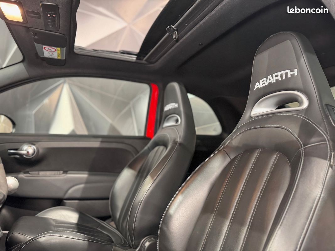 Abarth 500 phase 2 595 Competizione MY19 1.4 Turbo T-Jet 180 CH BVM5 Toit Ouvrant Beats Audio Cuir GPS 2019 (image 7)