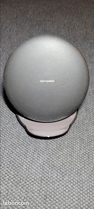 Chargeur induction samsung neuf 2 positions effet cuir (image 4)