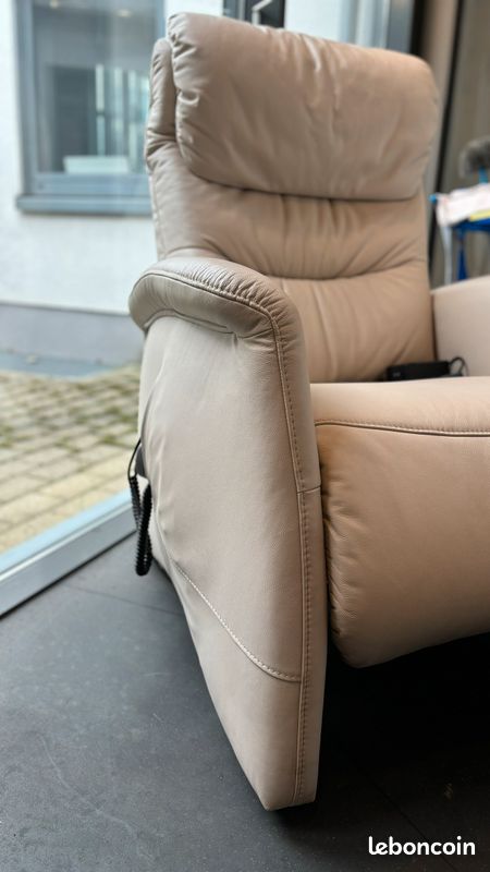 Fauteuil relax électrique cuir QUATUOR/QUARTETT 9721 HIMOLLA (image 5)