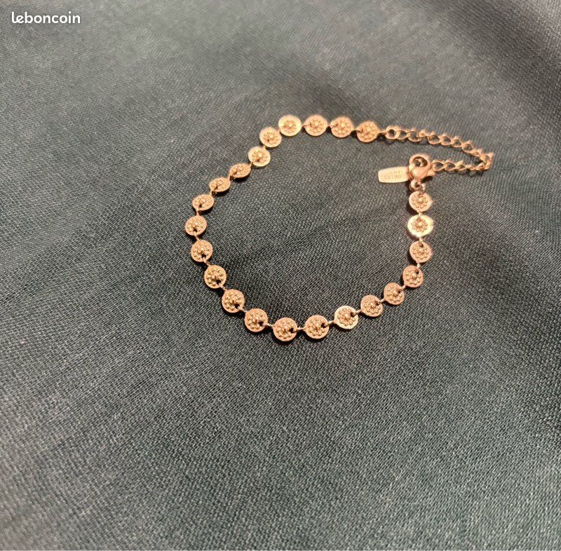 Bracelet En Acier Inoxydable - Longueur 20-21 Cm - Neuf Sans Emballage