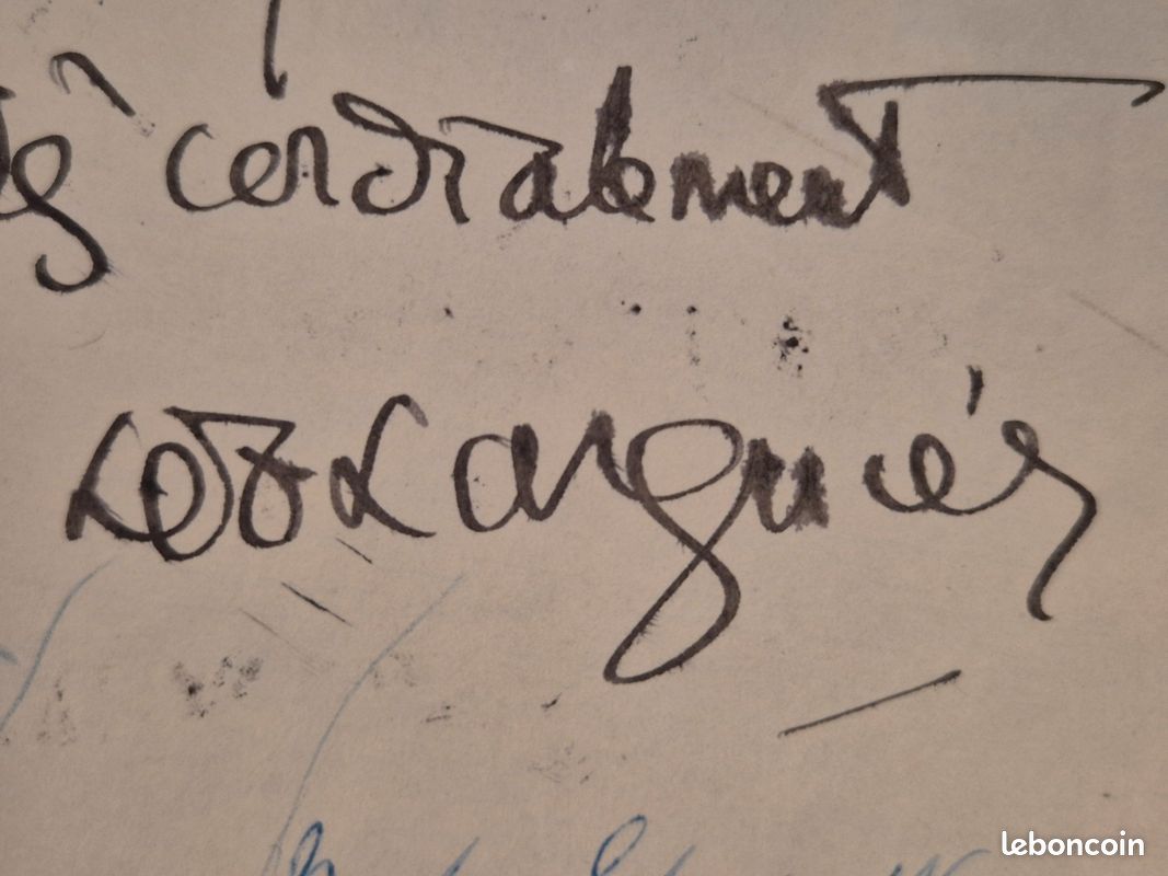 Leo Larguier , ecrivain ,poete lettre autographe manuscrite (image 3)