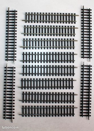 HORNBY ( 7760 ) CROISEMENT AVEC VOIE DÉCALÉE A GAUCHE RAILS MAILLECHORT