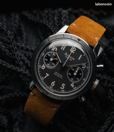 Montre chronographe AIRAIN type 20 full set neuve idem Breguet