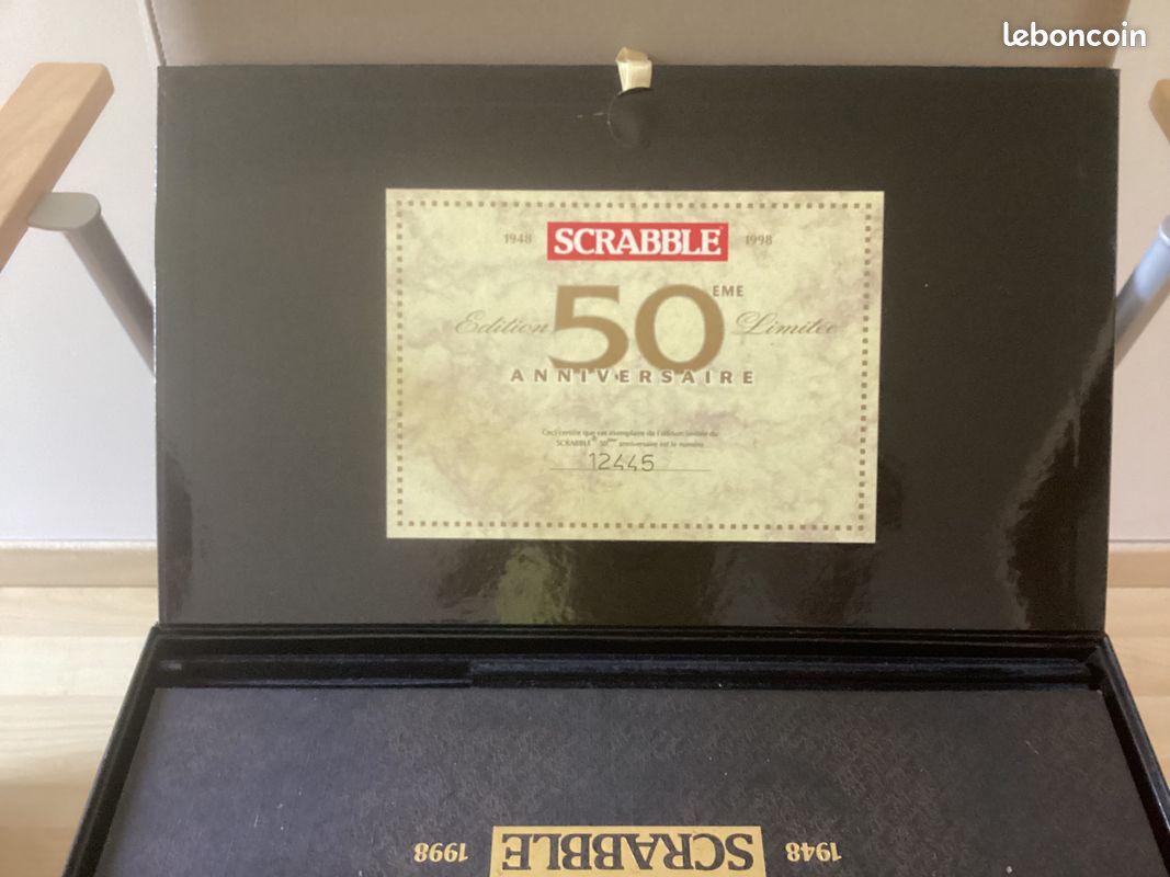 Scrabble édition limitée 50eme anniversaire (image 2)