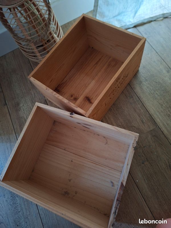 2 caisses de vin en bois (image 2)
