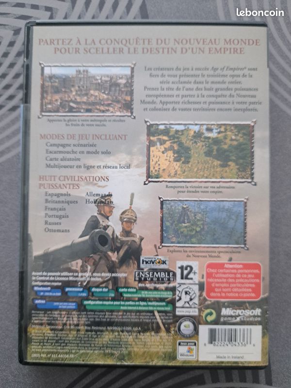 Jeu Age of Empires III PC Windows XP (image 3)