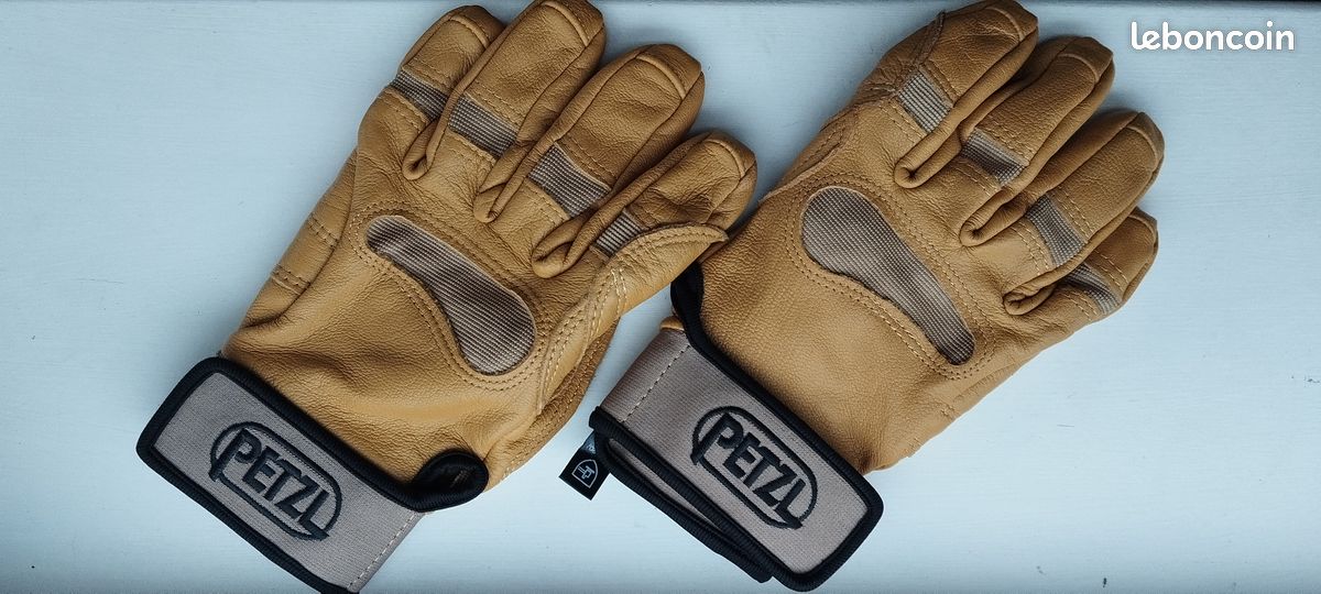 Gants D'assurage Petzl Cordex Taille XS - Cuir Léger Et Respirant - Pour Escalade, Via Ferrata - Neuf Sous Blister