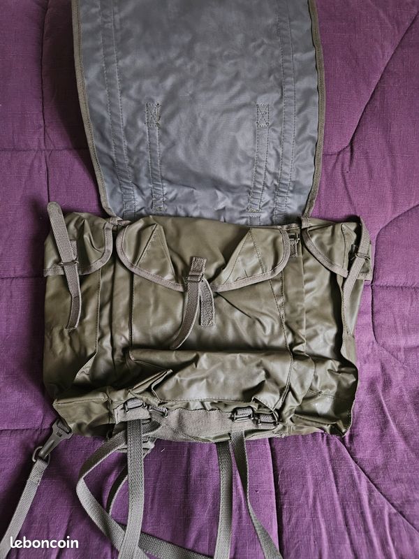 Musette Sac à dos militaire F2 Armée Française - Authentique MAFCA 1988 (image 3)